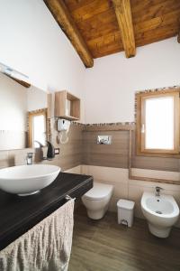 Koupelna v ubytování B&B Gonare