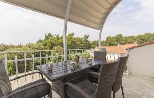 Balkón alebo terasa v ubytovaní Apartment in Rovinj with Terrace, Air condition, WIFI, Washing machine (4686-3)