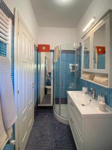 Koupelna v ubytování Villa Vittoria