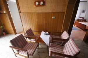 Posezení v ubytování Apartment in Stara Novalja with sea view, terrace, air conditioning, WiFi (183-3)