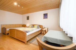 Letto o letti in una camera di Haus Valuga