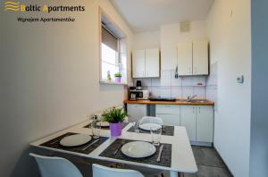 Kuchnia lub aneks kuchenny w obiekcie Baltic Apartments - Apartament Słoneczny Taras