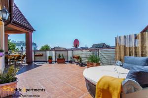 Balkon lub taras w obiekcie Baltic Apartments - Apartament Słoneczny Taras