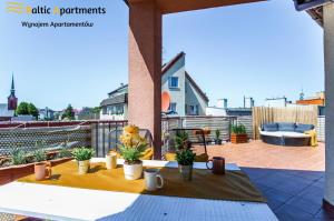 Balkon lub taras w obiekcie Baltic Apartments - Apartament Słoneczny Taras