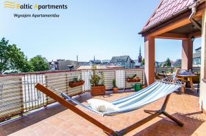 Balkon lub taras w obiekcie Baltic Apartments - Apartament Słoneczny Taras