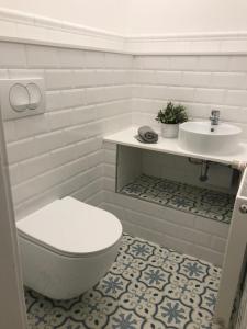 Kúpeľňa v ubytovaní Rosmarinus Apartman + 22 fotografií