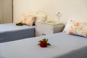 Posteľ alebo postele v izbe v ubytovaní Casa Mercado Sineu Blue