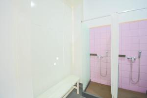 Um banheiro em Santa Maria Hostel
