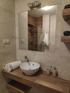 Kúpeľňa v ubytovaní Apartament HELLADA
