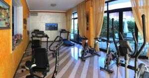 Fitness centrum a/nebo fitness zařízení v ubytování Hotel Astoria