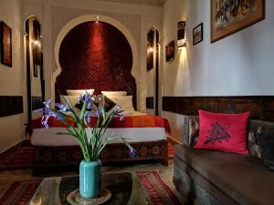 Posezení v ubytování Riad Charme d'Orient Adults Only