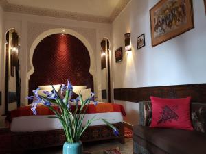 Posezení v ubytování Riad Charme d'Orient Adults Only