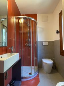 Koupelna v ubytování Hotel San Geremia