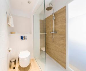Koupelna v ubytování Hostal Marí