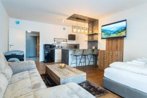 Kuchyňa alebo kuchynka v ubytovaní Apartmány Resort Vrchlabí