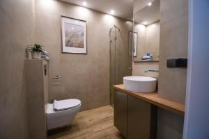 Kúpeľňa v ubytovaní Apartament Lawendowy + 23 fotografií