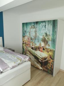 Postel nebo postele na pokoji v ubytování Gasthaus Blunzenwirt