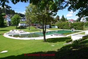 Pemandangan kolam renang di Schwarzwaldblick atau berdekatan