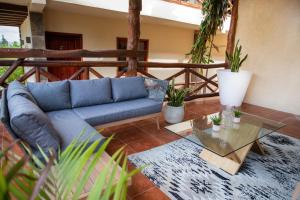 Posezení v ubytování Hotel Macondo Holbox