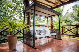 Balkón nebo terasa v ubytování Hotel Macondo Holbox
