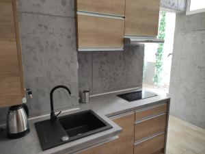Kuchnia lub aneks kuchenny w obiekcie Apartamenty Bulwar Nadmorski, Ustka