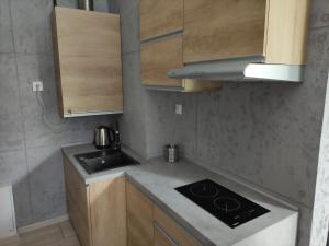 Kuchnia lub aneks kuchenny w obiekcie Apartamenty Bulwar Nadmorski, Ustka