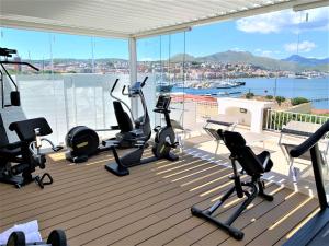 Fitness centrum a/nebo fitness zařízení v ubytování Hotel Gajeta