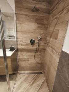 Et badeværelse på Aqua Apartment - very Ski In & Ski Out CIR 0436