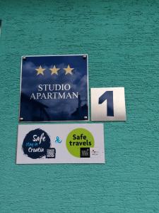 Certifikát, ocenenie alebo iný dokument vystavený v ubytovaní Studio apartman Zorkovac