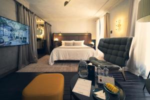 Posteľ alebo postele v izbe v ubytovaní Can Bordoy Grand House Hotel GL Preferred Hotel