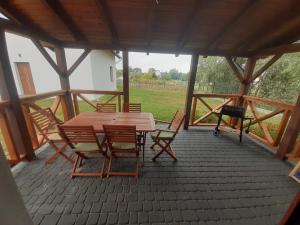 Balkon lub taras w obiekcie Apartamenty i Domki Mierzeja