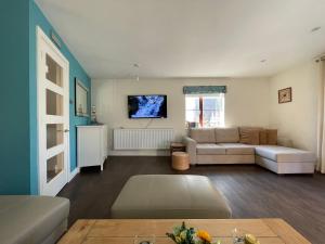 A seating area at St Georges Balcony Suite