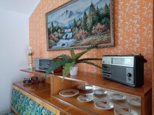 Kuchyň nebo kuchyňský kout v ubytování Stylowe PRLove