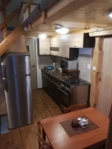 Kuchyň nebo kuchyňský kout v ubytování Apartmán Pod věží II