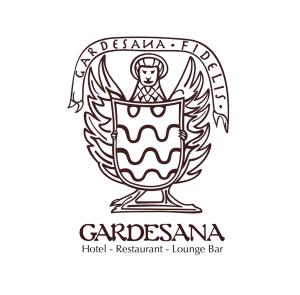 un logo pour un bar-salon-restaurant de l'hôtel dans l'établissement Albergo Gardesana, à Torri del Benaco