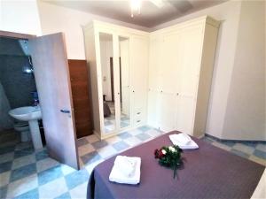 Koupelna v ubytování Maresalento Villetta Dante