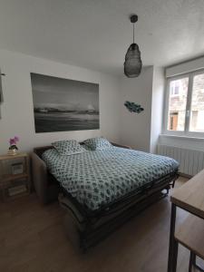 Postel nebo postele na pokoji v ubytování Le Danycan - 18mn à pied gare TGV