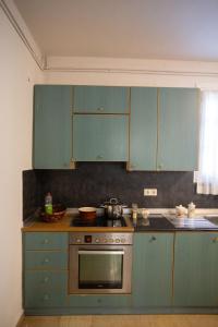 Kuchnia lub aneks kuchenny w obiekcie Traditional villa appartment with garden, also for gatherings ,15 minutes from Thessaloniki airport