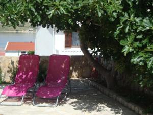 Zahrada ubytování Apartment in Pag with sea view, terrace, air conditioning, WiFi (4891-1)