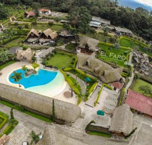Bazén v ubytování Rancho Ecoturistico el Faro nebo v jeho okolí
