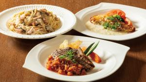Svečiams siūlomi pietų ir (arba) vakarienės variantai apgyvendinimo įstaigoje Koriyama View Hotel Annex