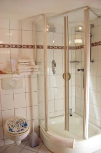 Koupelna v ubytování Hotel - Pension - Heidelberg