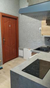 Kuchnia lub aneks kuchenny w obiekcie Apartamenty Bulwar Nadmorski, Ustka