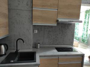 Kuchnia lub aneks kuchenny w obiekcie Apartamenty Bulwar Nadmorski, Ustka