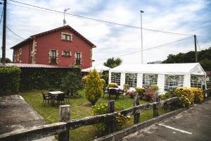 A garden outside Posada Cicero