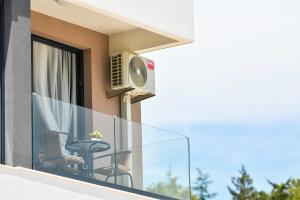 Balkón nebo terasa v ubytování Apartmani Porat