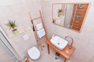 Koupelna v ubytování Apartmani Porat