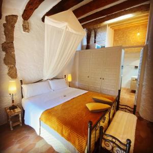 Posteľ alebo postele v izbe v ubytovaní Arianella Holiday Home Penedes