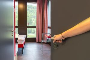 O zonă de relaxare la MEININGER Hotel Zürich Greencity
