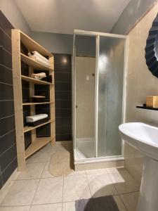 Phòng tắm tại Villa avec Jardin 600m² Netflix proche Toulouse